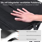 MOONCY Tragbarer Campinghocker – Revolutionäre Falttechnologie  Kleiner falten. Schneller aufklappen. Intelligenter transportieren